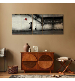 Canvas Print - Banksy: Runaway Balloon