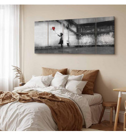 Glezna - Banksy: Runaway Balloon