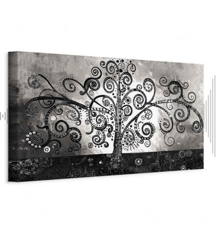 Schilderij - Winding Paths of Nature (1 Part) Narrow