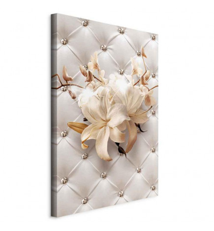 Cuadro - Diamond Lilies (1 Part) Vertical