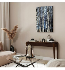 Canvas Print - Frosty January (1 Part) Vertical