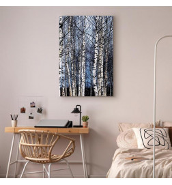 Canvas Print - Frosty January (1 Part) Vertical