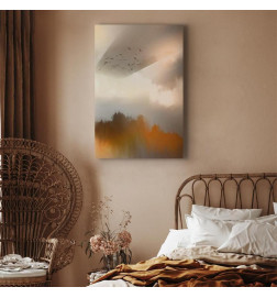 Schilderij - Nostalgia (1 Part) Vertical