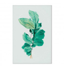 Canvas Print - Mint Grace (1 Part) Vertical