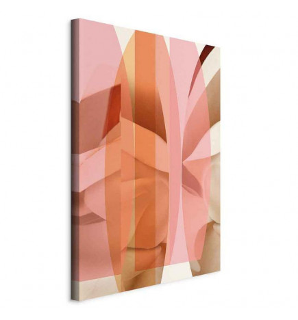 Canvas Print - Floral Kaleidoscope (1 Part) Vertical