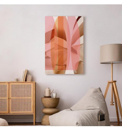 Canvas Print - Floral Kaleidoscope (1 Part) Vertical