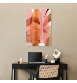 Canvas Print - Floral Kaleidoscope (1 Part) Vertical