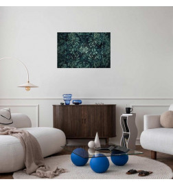 Juliste - Carpet Ornaments in Emerald Shades