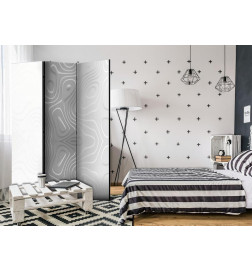 Room Divider - White waves I