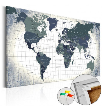 Decorative Pinboard - Structure of the World