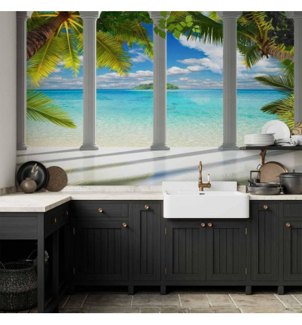 Fototapet - Sea behind Columns