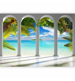 Fototapete - Sea behind Columns