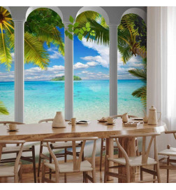 Fototapet - Sea behind Columns