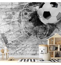 Wall Mural - Dynamic Football