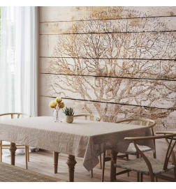 Foto tapete - Tree on Boards