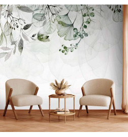 Mural de parede - Foggy Nature - Green