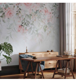 Mural de parede - Waterfall of Roses - First Variant