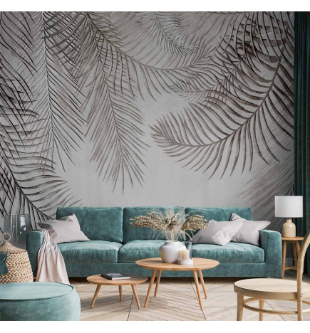 Papier peint - Night Palm Trees