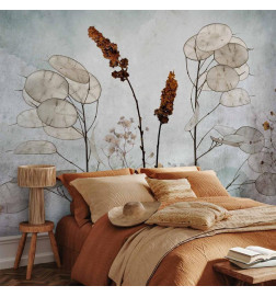 Fotobehang - Lunaria in the Meadow