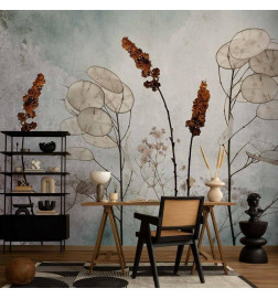 Fotobehang - Lunaria in the Meadow