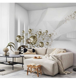 Mural de parede - Diamond Corridor (Grey)