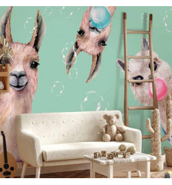 Carta da parati - Crazy Llamas