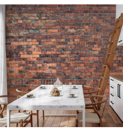 Foto tapete - Vintage Wall (Red Brick)