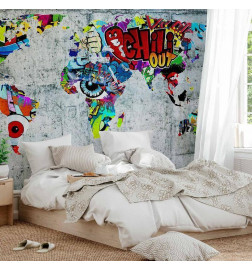 Fototapetas - Map - Graffiti