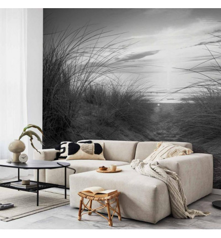 Fototapeta - beach (black and white)