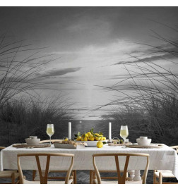 Foto tapete - beach (black and white)