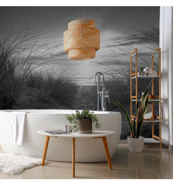 Wall Mural - beach (black and white)