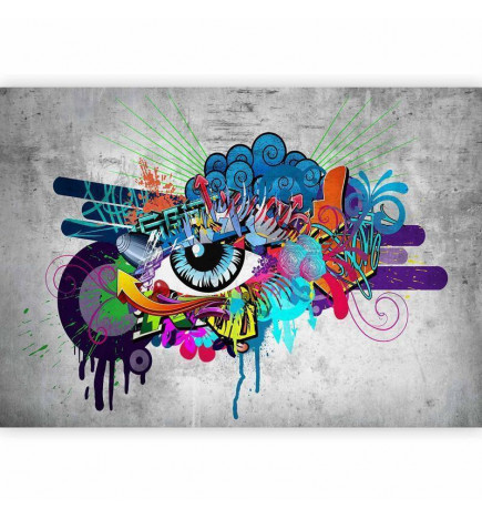 Fototapet - Graffiti eye