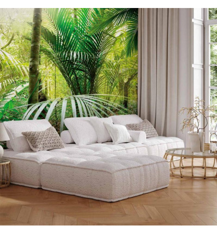 Fotobehang - Green alley