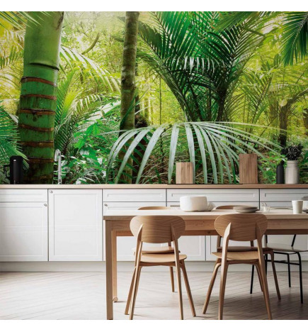 Wall Mural - Green alley