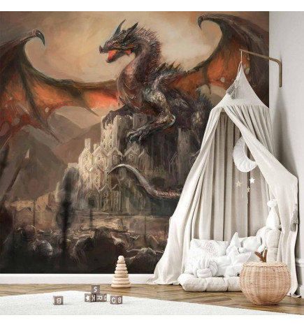 Fotobehang - Dragon castle