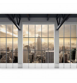 Fototapeta - Clouds over New York City