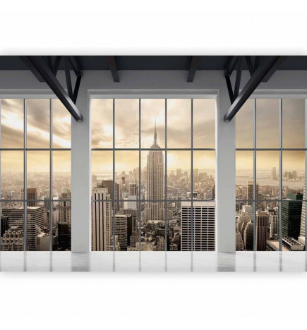 Fototapetti - Clouds over New York City