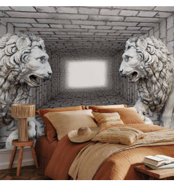 Fototapete - Stone Lions