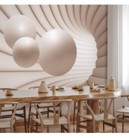 Wall Mural - Balls in the Tunnel