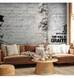 Fototapeet - Banksy - Graffiti Area