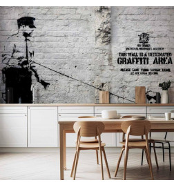 Carta da parati - Banksy - Graffiti Area