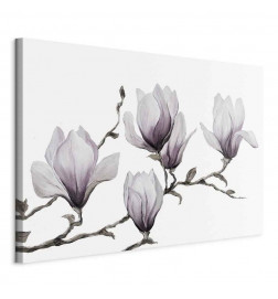 Quadro - Painted Magnolias (1 Part) Wide