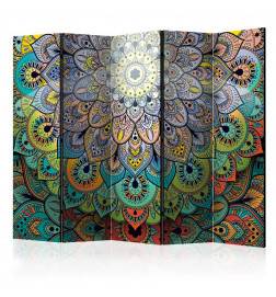 172,00 € 5-teiliges Paravent - Colourful Stained Glass II [Room Dividers]