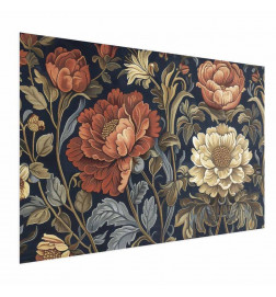 Juliste - Tapestry Large Retro Flowers