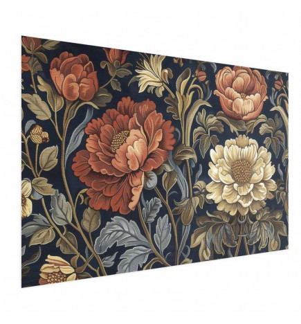 Juliste - Tapestry Large Retro Flowers