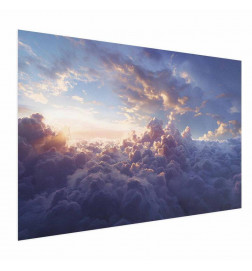 Plakat - Sun in Hiding: The Golden Face of the Sky Over the Cloudy Sea