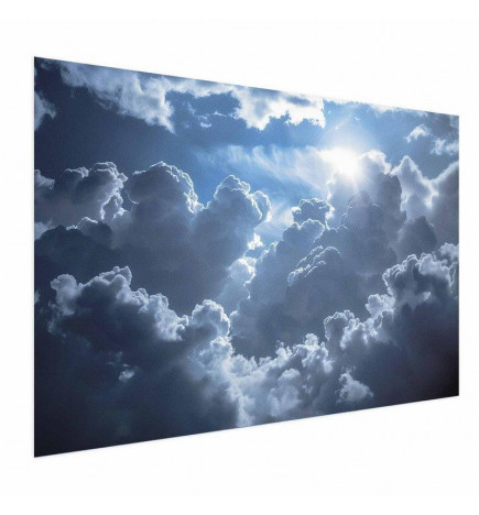 Plakatas - Lively Scene: The Sun Battling the Clouds