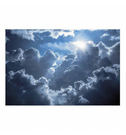 Plakatas - Lively Scene: The Sun Battling the Clouds