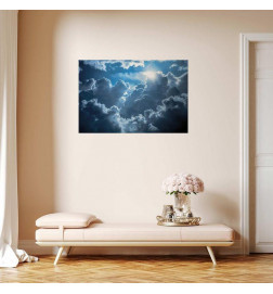 Plakatas - Lively Scene: The Sun Battling the Clouds