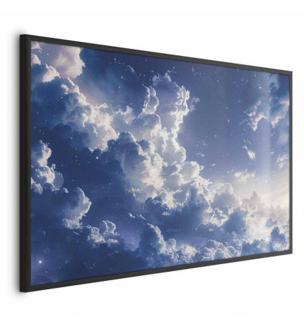 Plakatas - Starry Clouds and Soft Light Over a Corner of the Sky